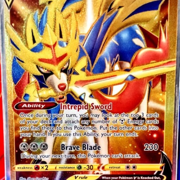 pokemon tcg waifu cards Zamazenta V (GG54/GG70) [Sword & Shield: Crown Zenith]